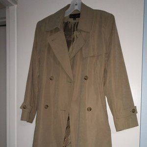 Women's beige trench jacket